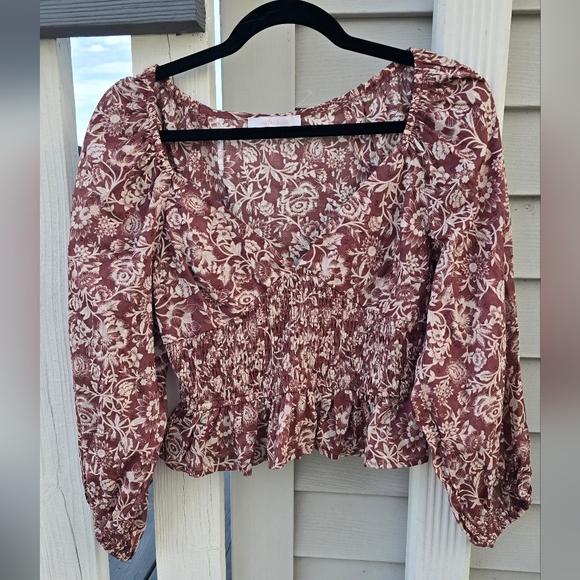 Olivaceous Floral Top - Picture 2 of 11